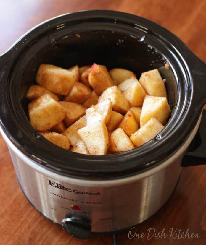 crockpot apple butter | one dish kitchen