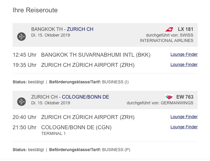Business Class durch Meilen? Ja das ist möglich! Business Class durch Meilen?