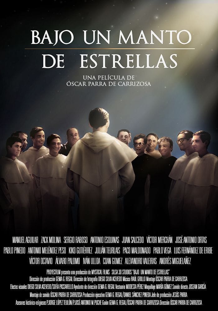 Cartel de BAJO UN MANTO DE ESTRELLAS.