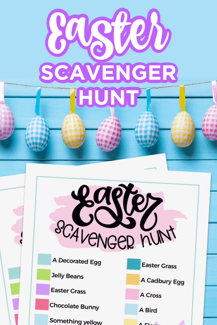 Free Printable Easter Scavenger Hunt Made With Happy