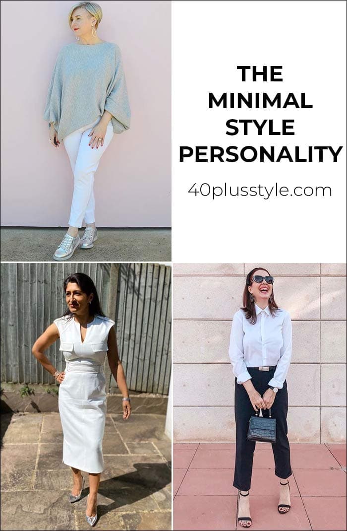 A style guide and capsule wardrobe for the minimal style personality | 40plusstyle.com
