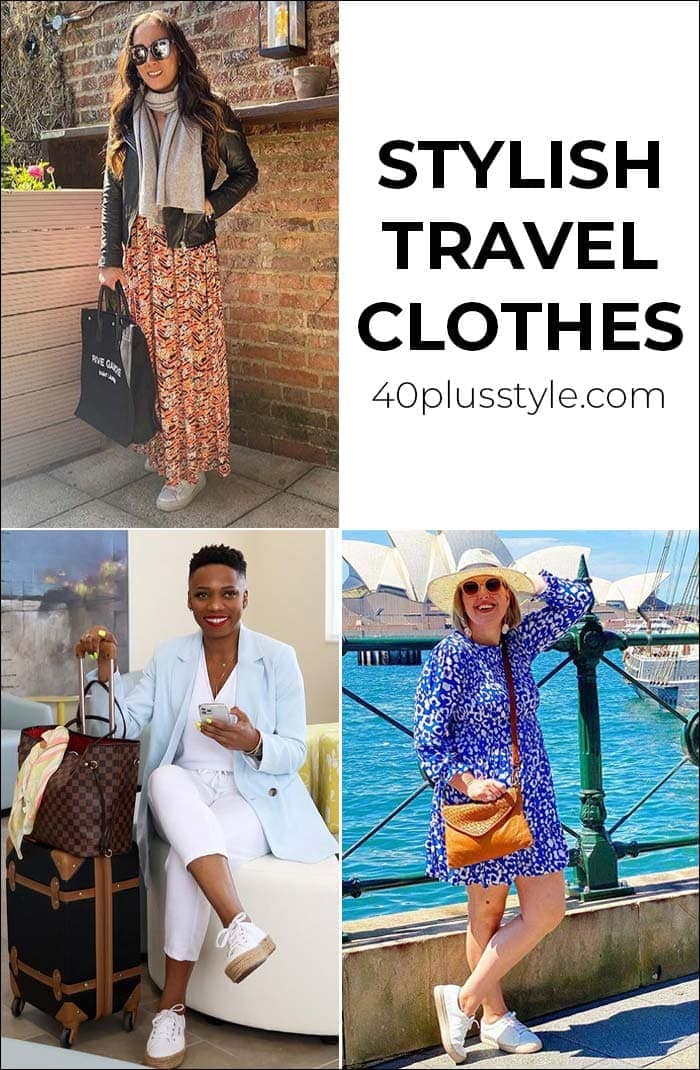 Stylish travel clothes for women over 40 | 40plusstyle.com