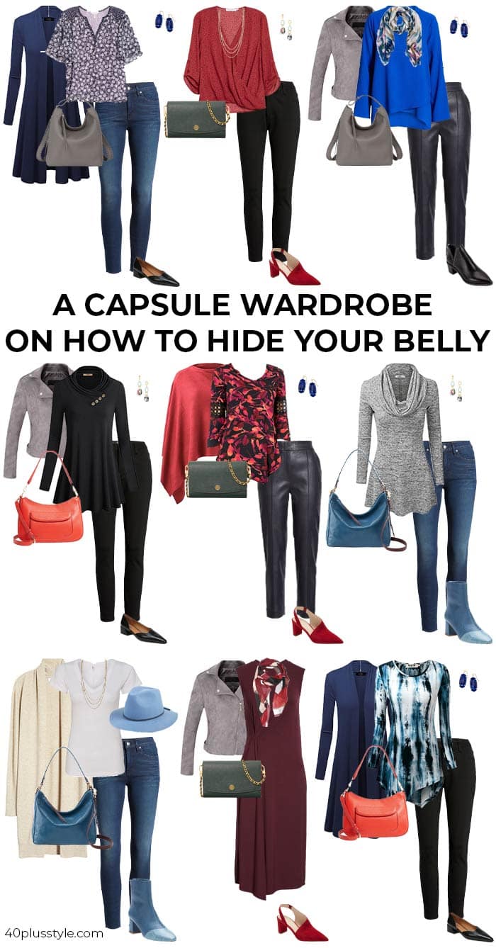 How to hide your belly with fabulous clothes - hide that tummy!