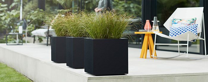 Elho vivo bloembakken zwart Elho vivo bloembakken zwart
