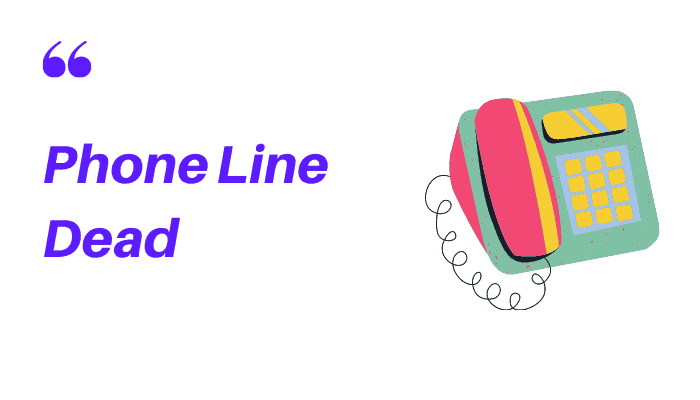 phone line dead but broadband working