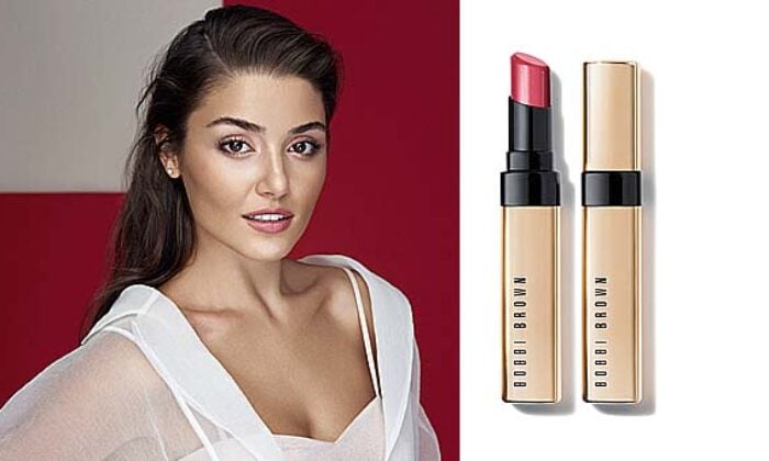 Hande Ercel Bobbi Brown Luxe Shine Intense Lipstick Koleksiyonu Nun Yeni Kampanya Yuzu Oldu Emlaktafark
