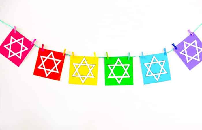Hanukkah Decoration Ideas Star Of David Printable Made With Happy