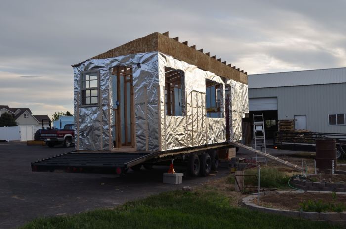 Radiant barrier + roof