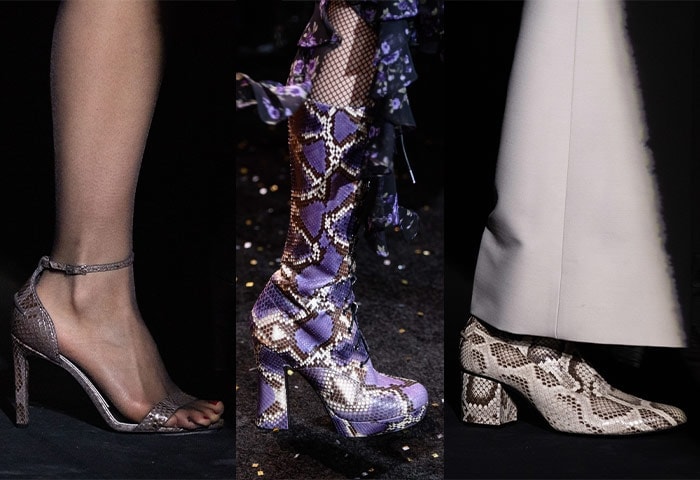 Trendy shoes with croc or reptile textures | 40plusstyle.com
