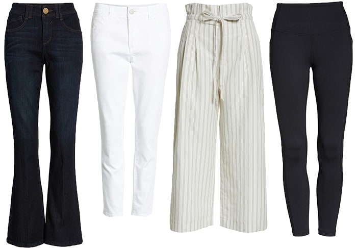 Pants and jeans for the rectangle shape body | 40plusstyle.com