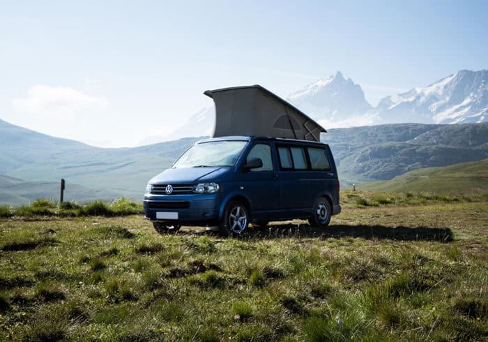 Even the fabric on pop up campers and vans can be cleaned with RV awning cleaner. pop up camper fabric that has been cleaned with rv awning cleaner