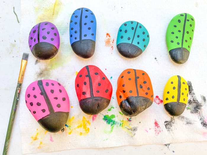 pics Ladybug Rock Painting Images ladybug rock painting how to made