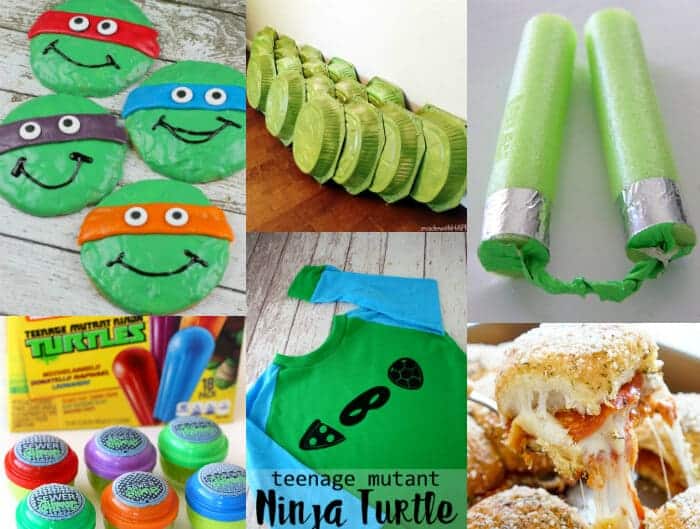 teenage mutant ninja turtle party ideas  made with happy