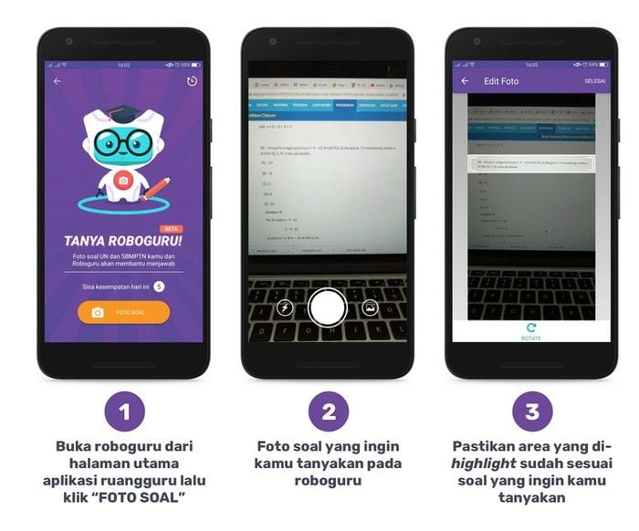 Ruangguru Presents New Innovations in Roboguru Features (source: special) Ruangguru Presents New Innovations in Roboguru Features