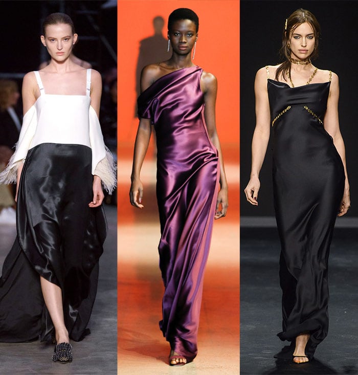 Satin in the fall 2019 trends | 40plusstyle.com