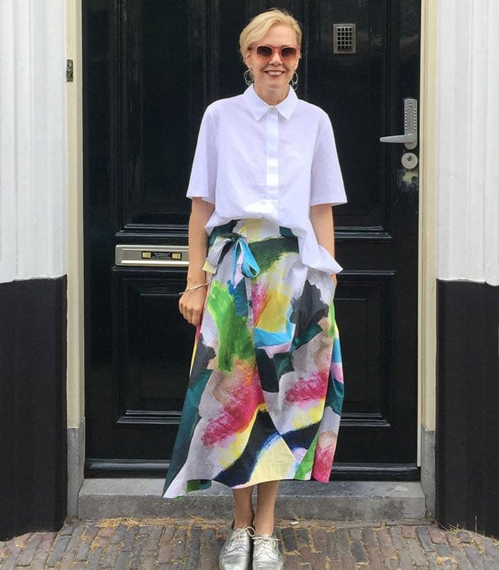 Top and skirt from COS | 40plusstyle.com