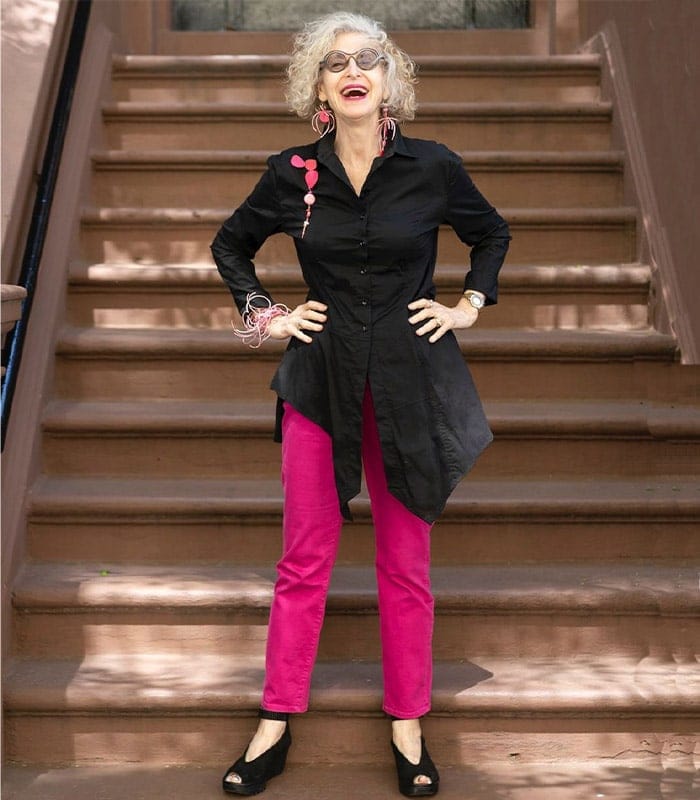How to dress the rectangle body shape | 40plusstyle.com