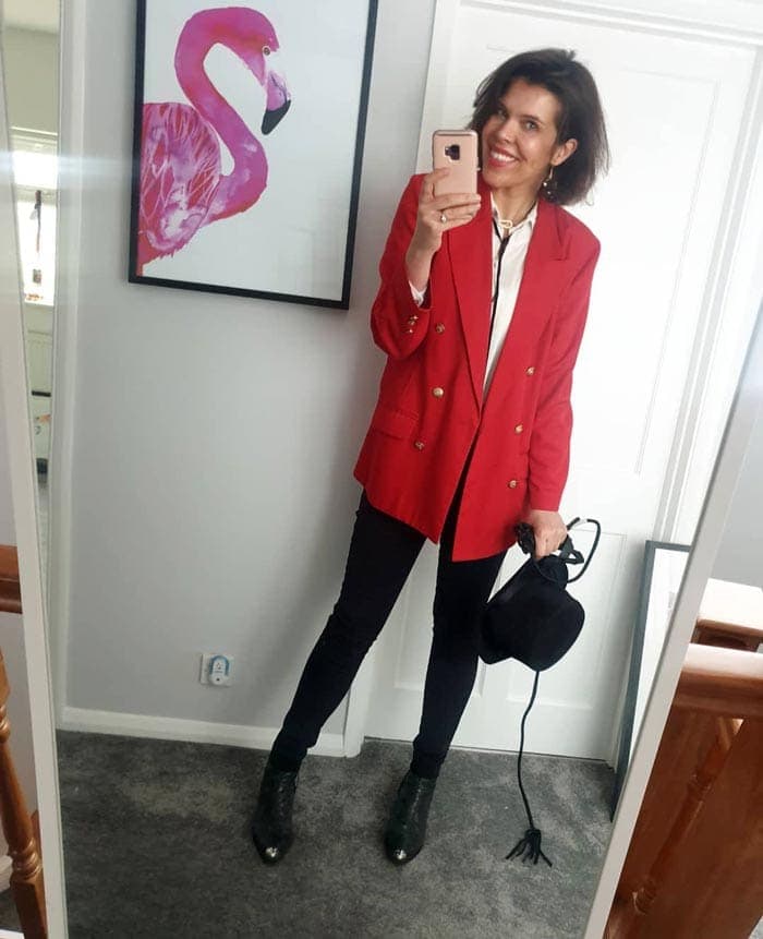 how to wear an oversized blazer | 40plusstyle.com