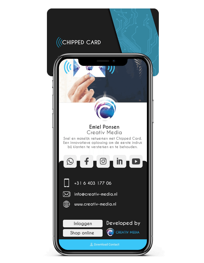 Tap Chipped Card