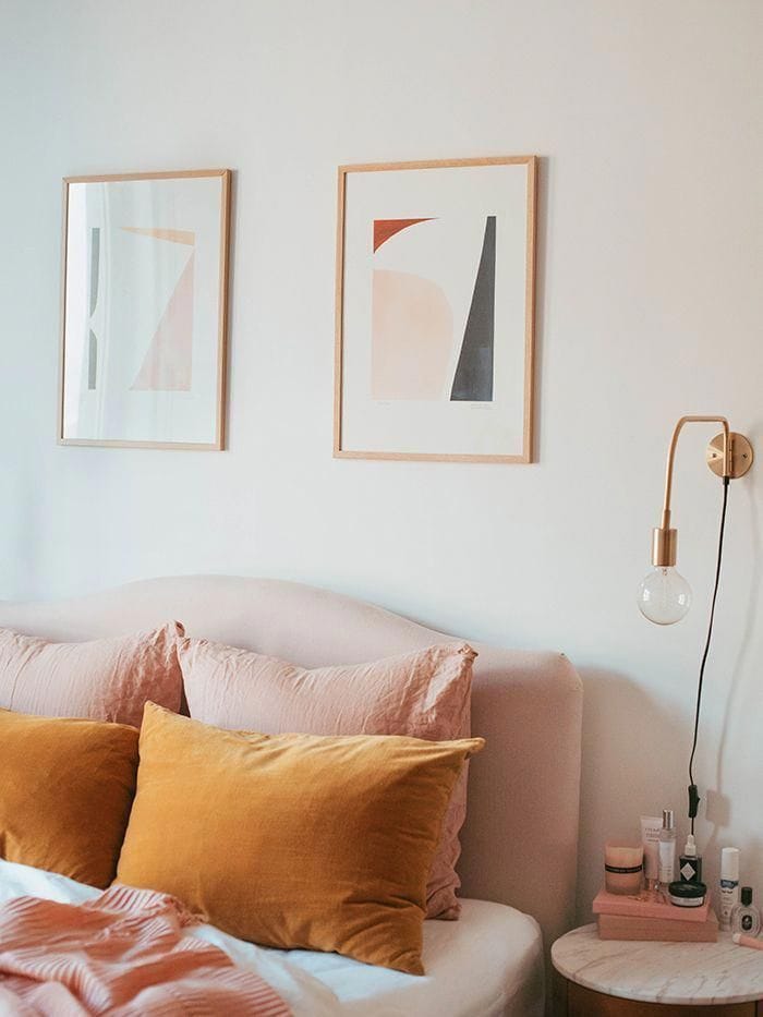 imbiancare casa colori e abbinamenti in rosa e senape