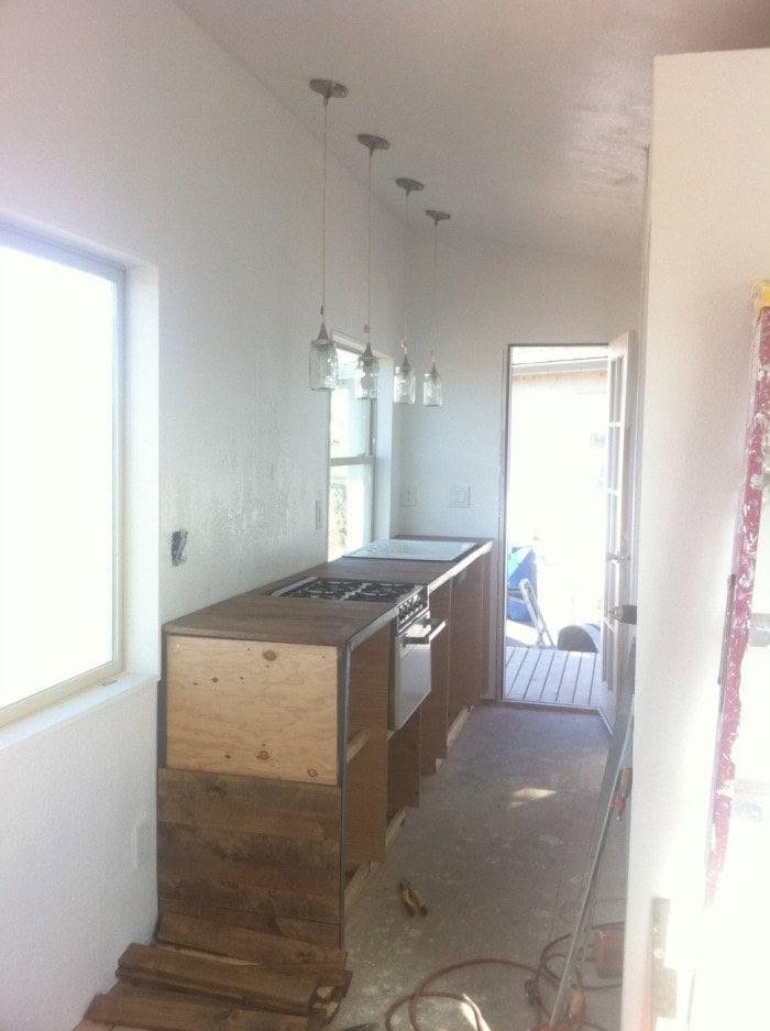 getting the counter pieces on