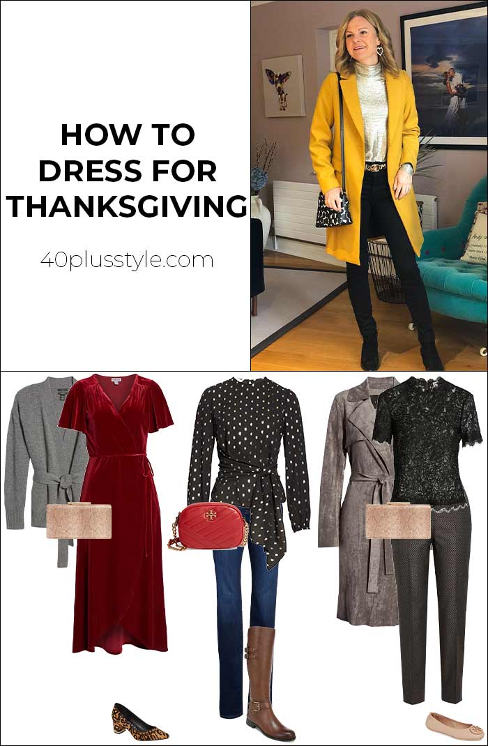How to dress for Thanksgiving | 40plusstyle.com