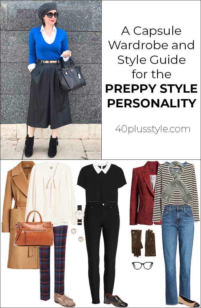 Preppy style - style guide and capsule wardrobe preppy style personality