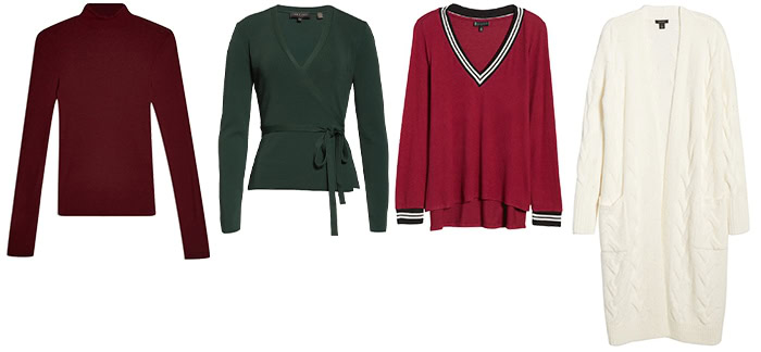 sweaters for inverted triangle