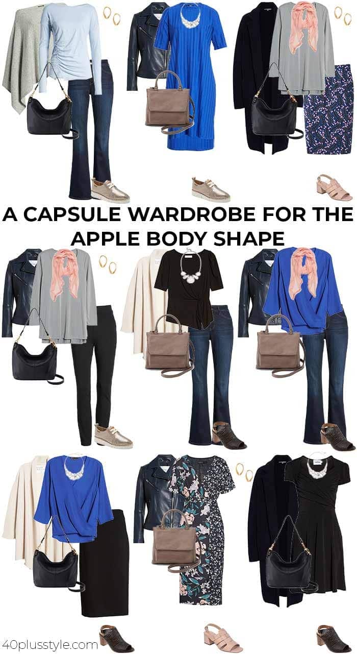 best clothes for apple shaped plus size