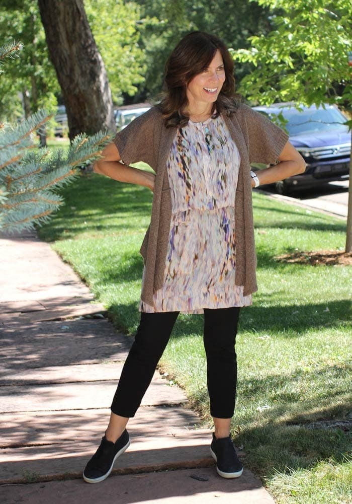 short frock with leggings