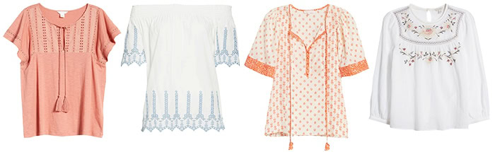 bohemian top attire