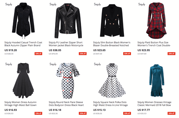 aliexpress clothing