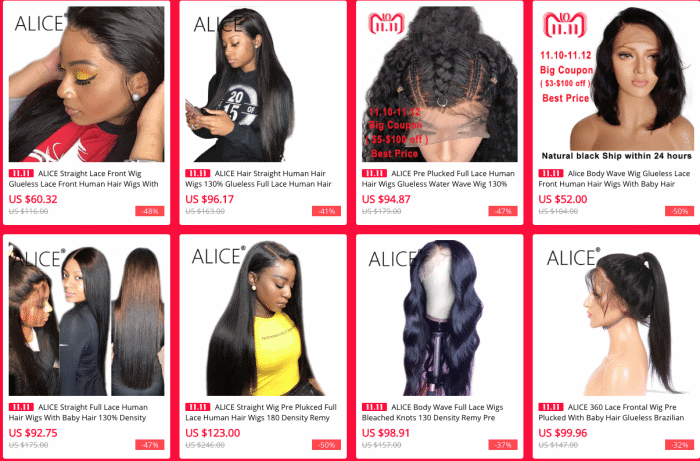 Best lace front wigs from aliexpress sale