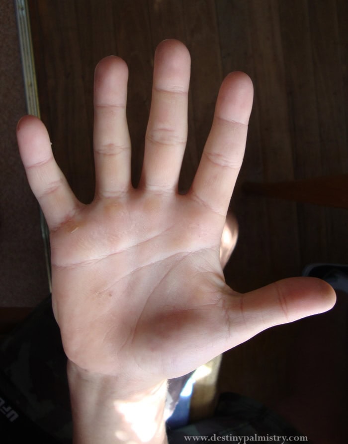 earth hand shape