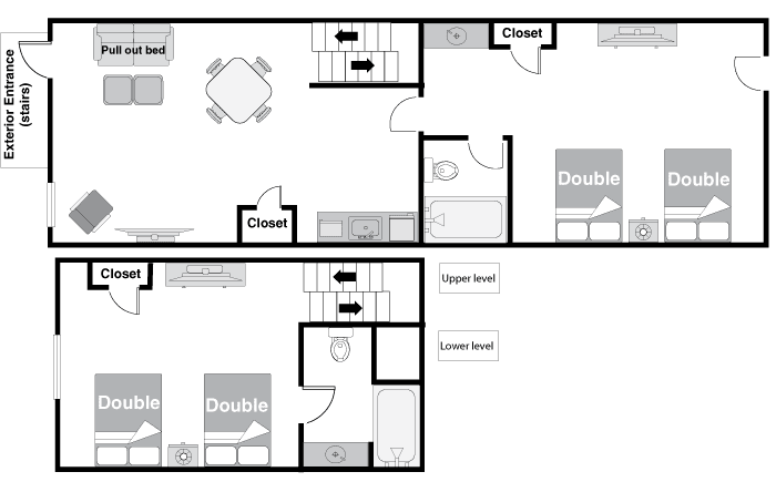 Floor Plan - Two Bedroom Suite Floor Plan - Two Bedroom Suite