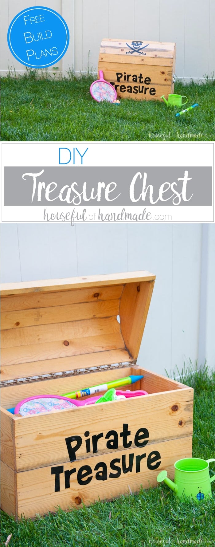 DIY Treasure Chest Toy Box Page 2 of 2 Houseful of Handmade
