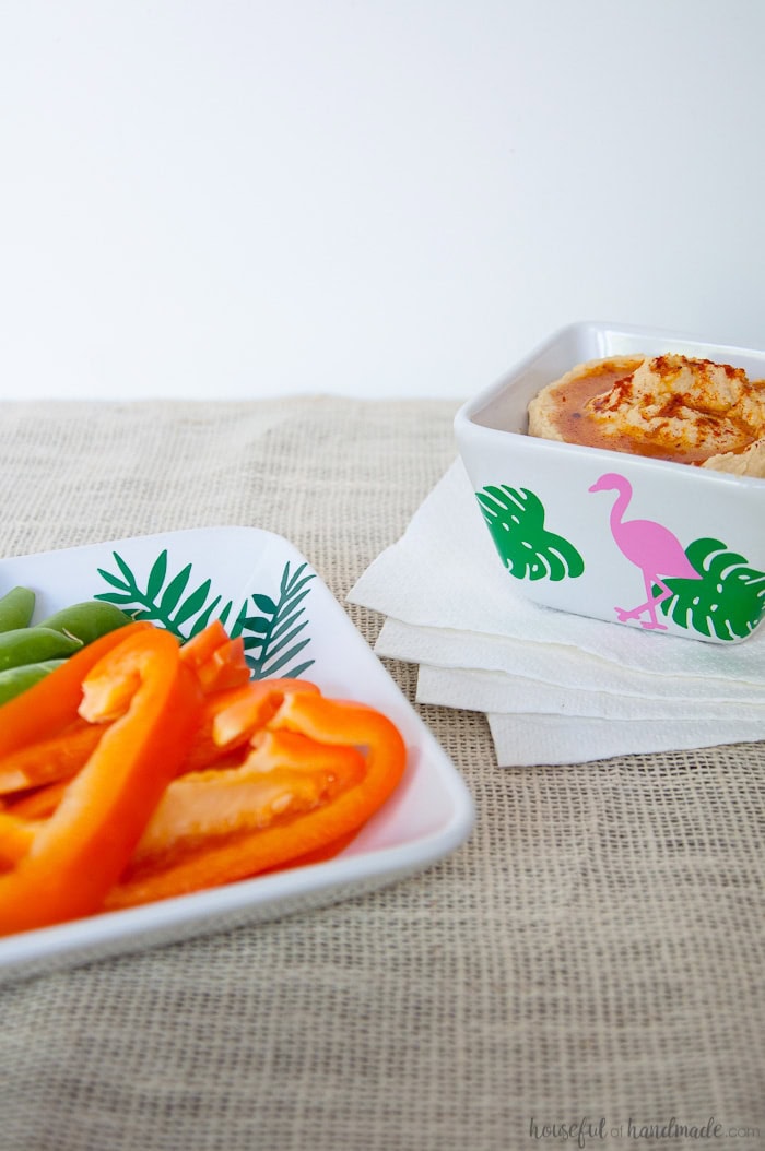 10 minute DIY Dish Decoration Hack Page 2 of 2 Houseful of Handmade