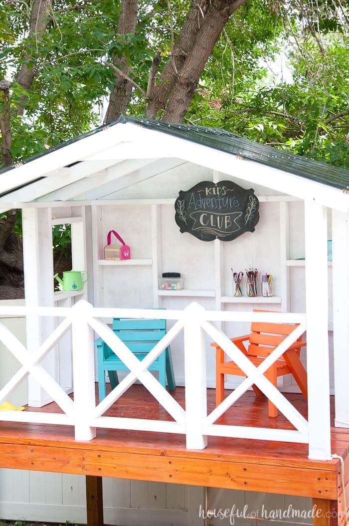 How To Build An Outdoor Playhouse For Kids Houseful Of