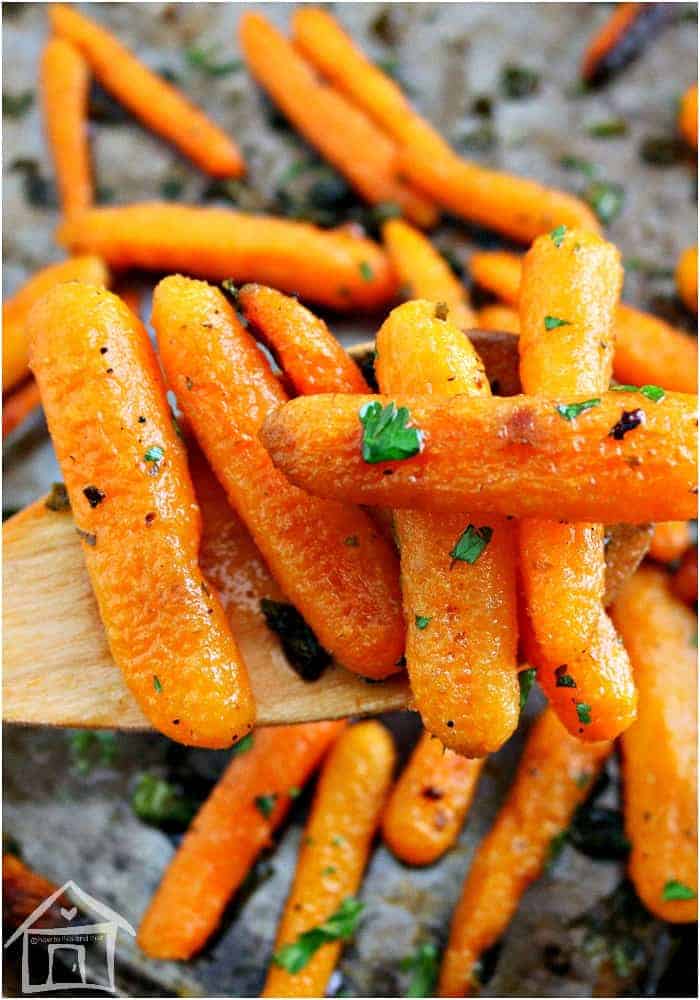 Oven Roasted Ranch Carrots