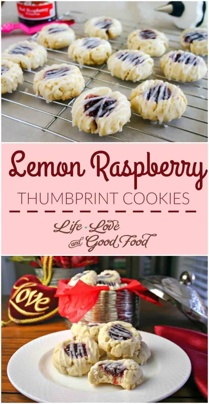 Lemon Raspberry Thumbprint Cookies | Life, Love, and Good Food