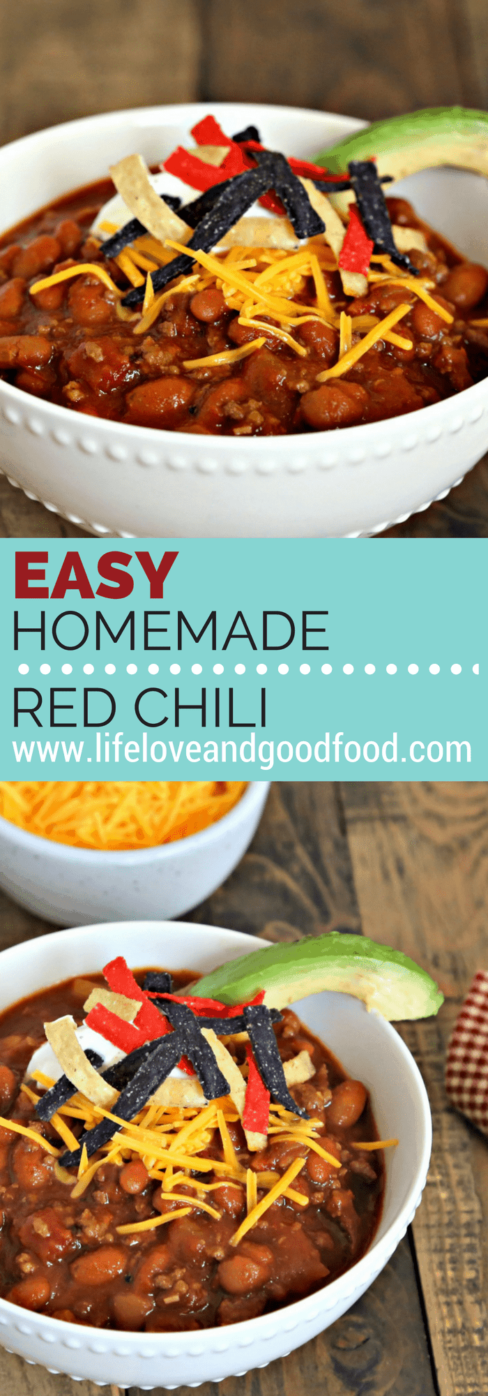 EASY Homemade Red Chili Life, Love, and Good Food
