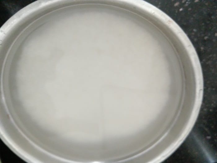 Soaking the Raw Rice