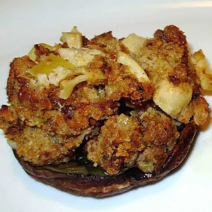 Stuffed Mushrooms Vegetarian. Add spinach, crab or sausage to vary them.