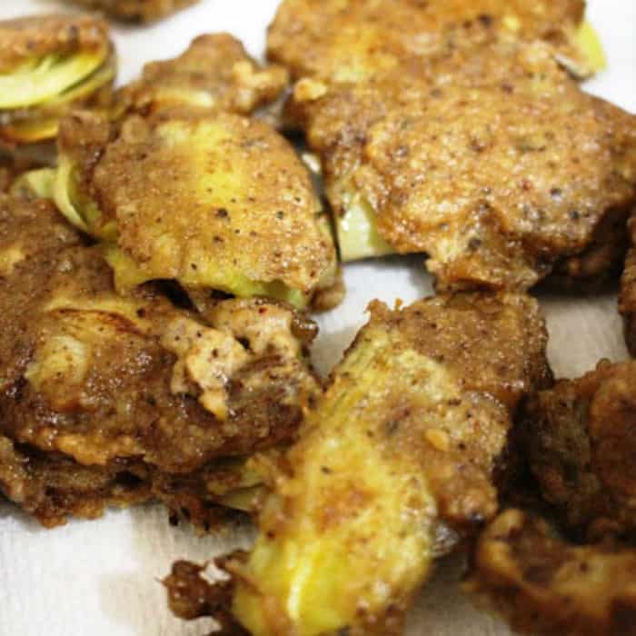 Walnut Crusted Artichokes (Vegan)