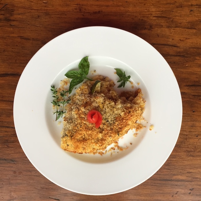 Doesn't this slice of Momma Betty's Parmesan Squash Casserole look amazing?