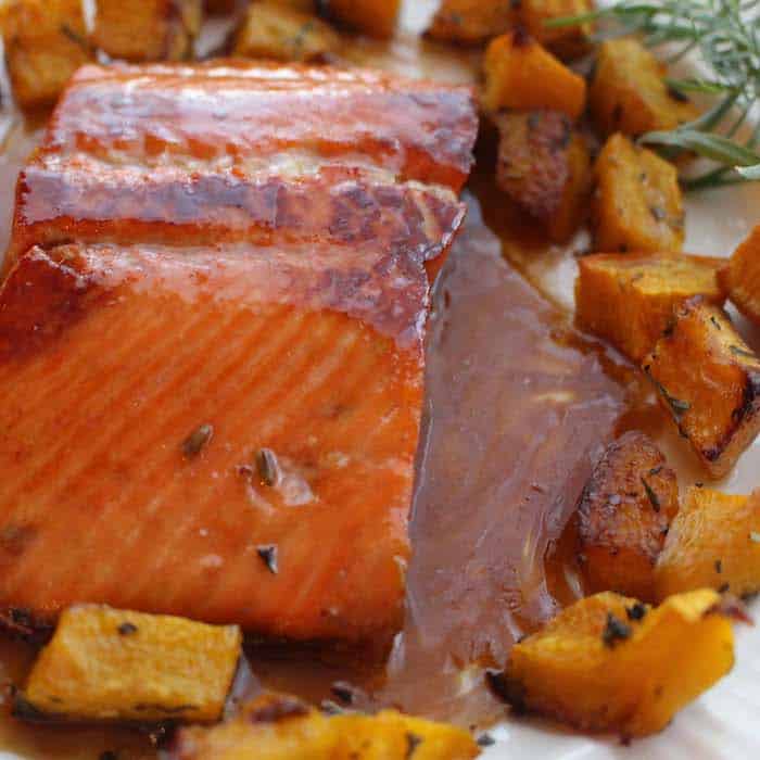 Sweet Bourbon Salmon Recipe So Delicious | Recipe Idea Shop