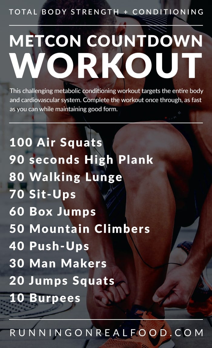 Metabolic Countdown Workout