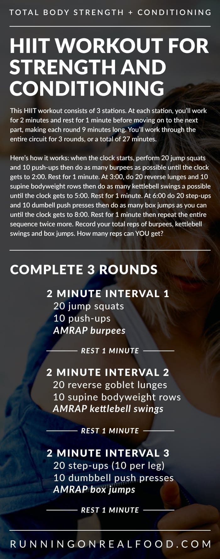 30 Minute HIIT Strength and Conditioning Workout