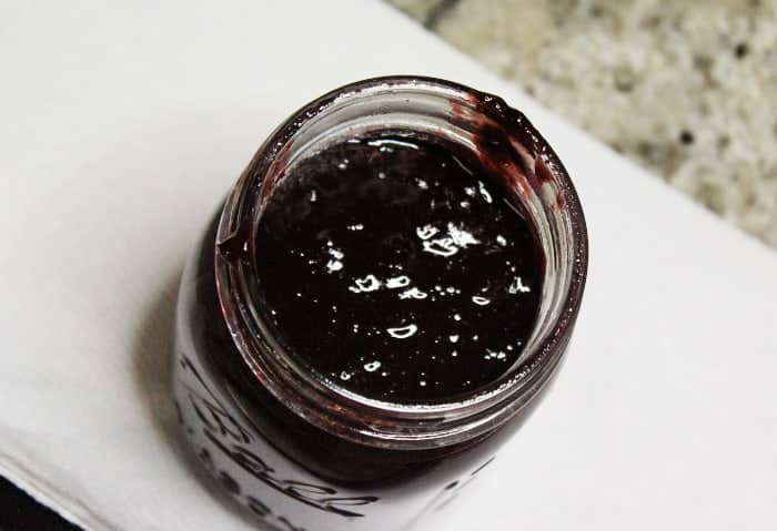 cherry bbq sauce in a jar