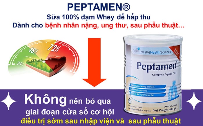 Sữa Peptamen cho người ung thư